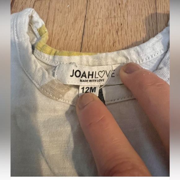 Joah Love Tank & Pants Set- Yellow & Black Print- 12m - Picture 5 of 10